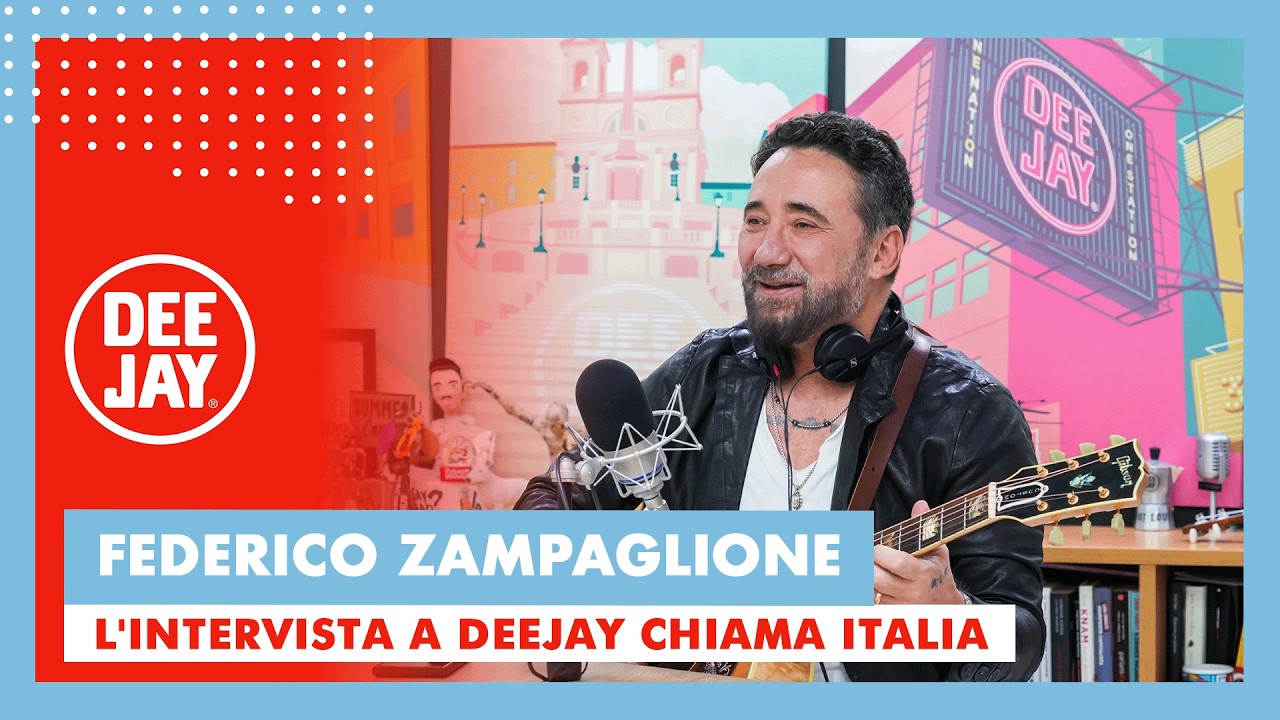 Federico Zampaglione a Deejay Chiama Italia: il duetto con Nicola Savino in 