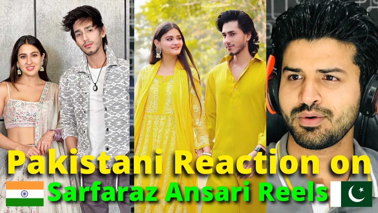 Pakistani React on Indian Sarfaraz Ansari Reels | Reaction Vlogger