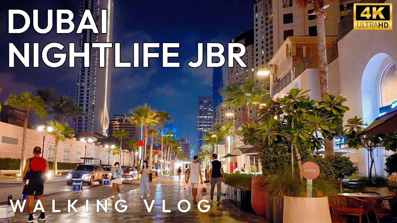JBR Walk Nightlife In Summer 2024 | Dubai Travel Guide 4K HDR