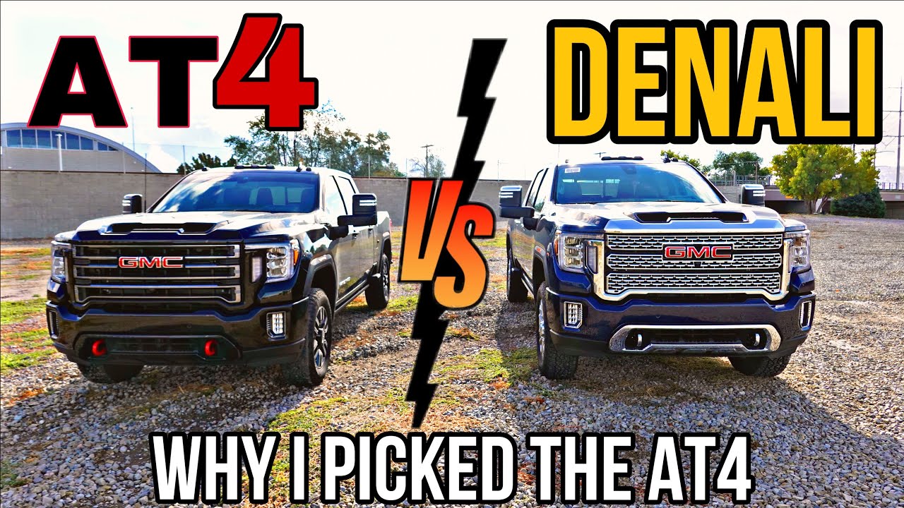 2023 GMC Sierra 2500 & 3500 AT4 VS Denali // Which Is The Better Buy?