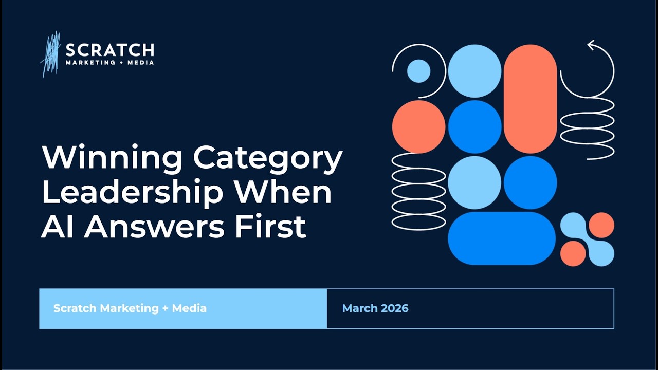 Webinar:  If You Don’t Redefine Your Category, AI Will