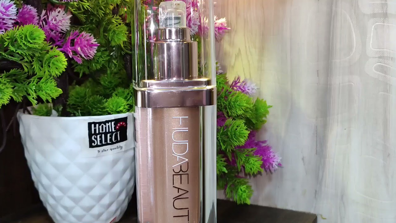 Huda Beauty N.Y.M.P.H Liquid Highlighter -Luna review