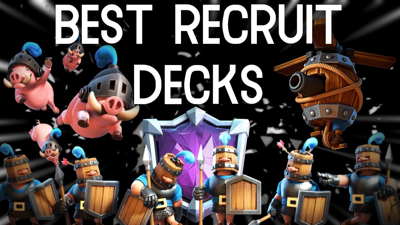 Лучшие колоды для набора новобранцев в Clash Royale