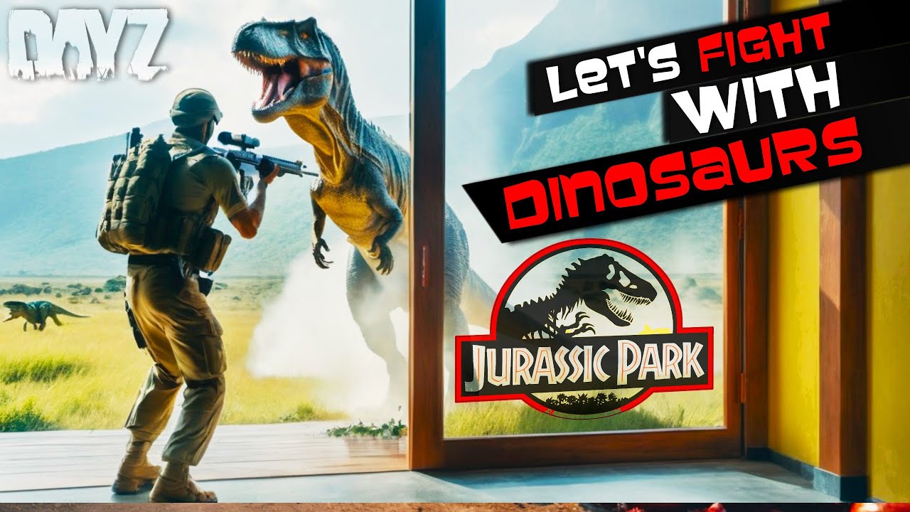 🦖 JURRASIC PARK - Dinosaur map 🦕 | Stuart island | DayZ English