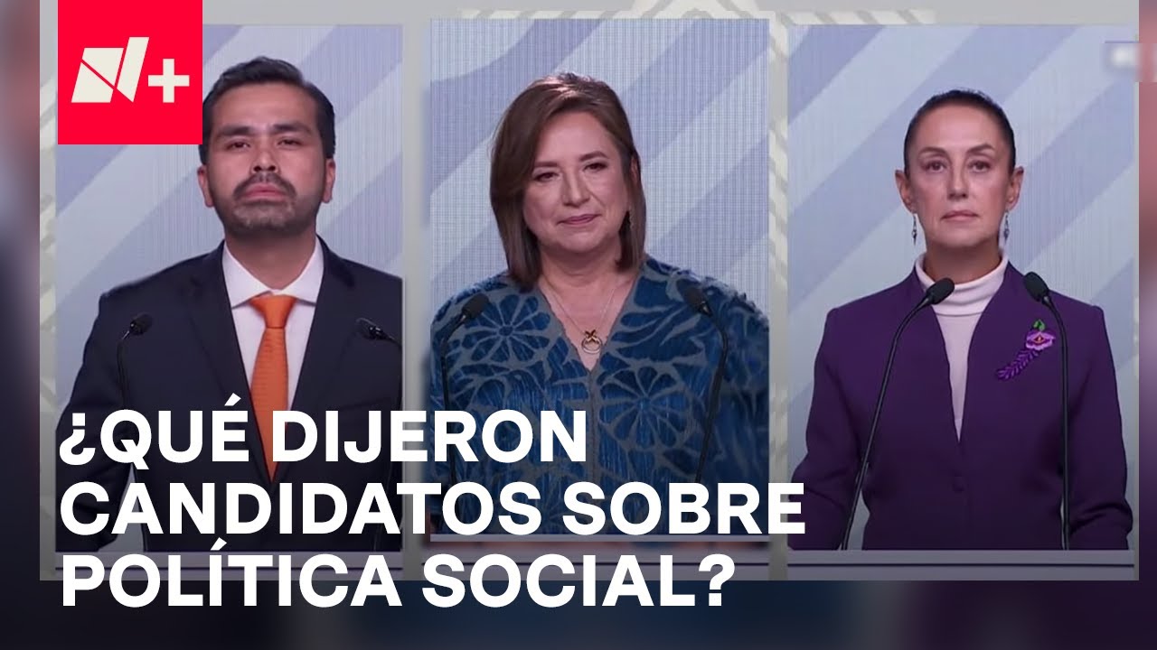 Tercer Debate Presidencial: Así hablaron los candidatos sobre el tema de Política Social