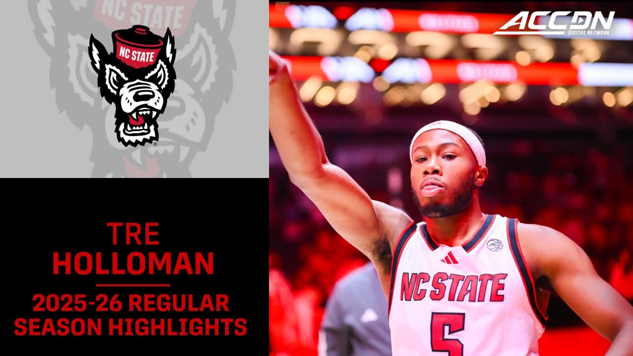 NC State Guard Tre Holloman Regular Season Highlights | 2025-26 ACC Men's Basketball