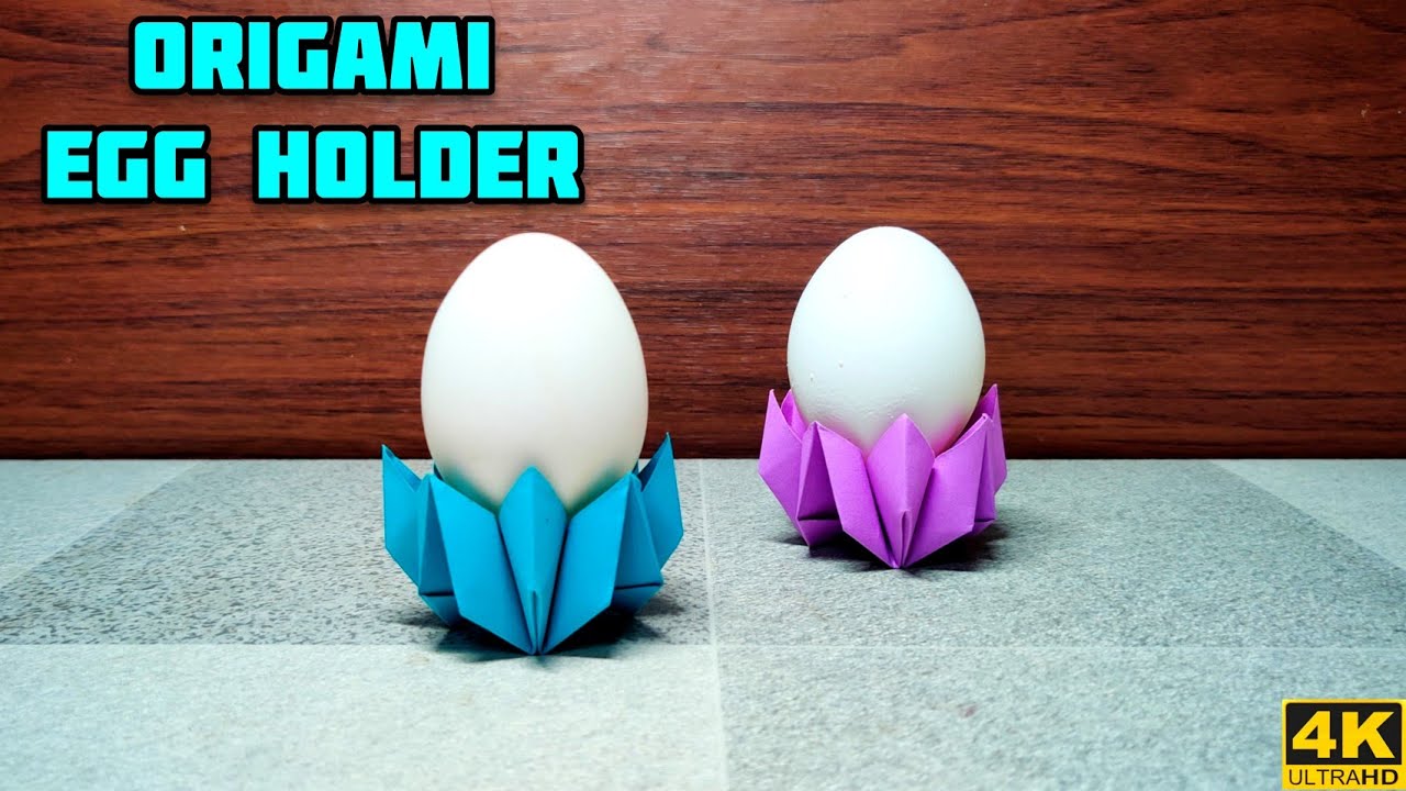 How to make Origami Egg Holder | Origami tutorial | Paper craft