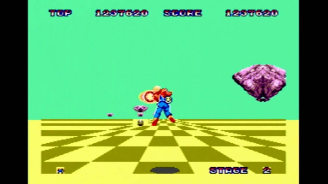 Classic Game Room - SPACE HARRIER for Sega Master System review