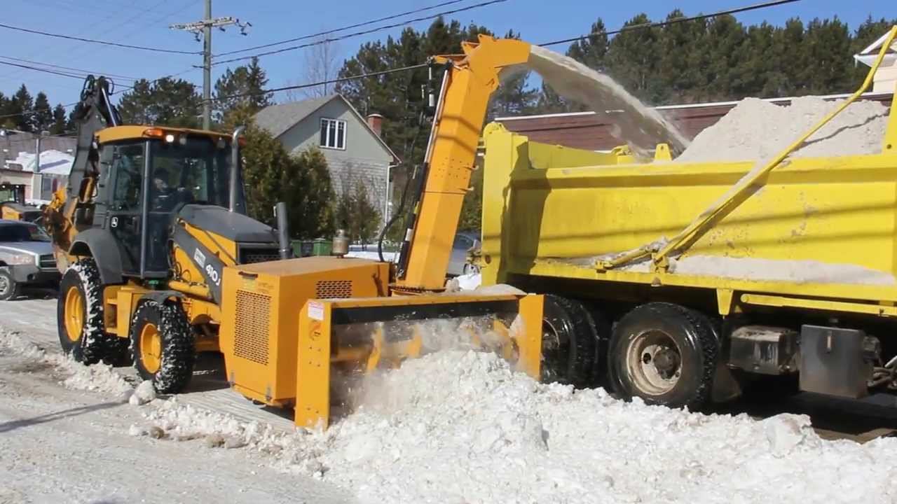RPM215 Snow Blower for Backhoes and Compact Loaders