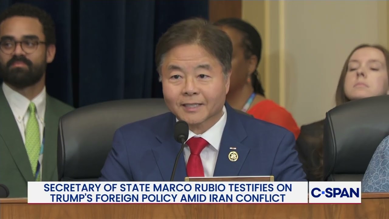 Sen. Ted Lieu (D-CA) slams State Secretary Marco Rubio on President Trump's Health condition.