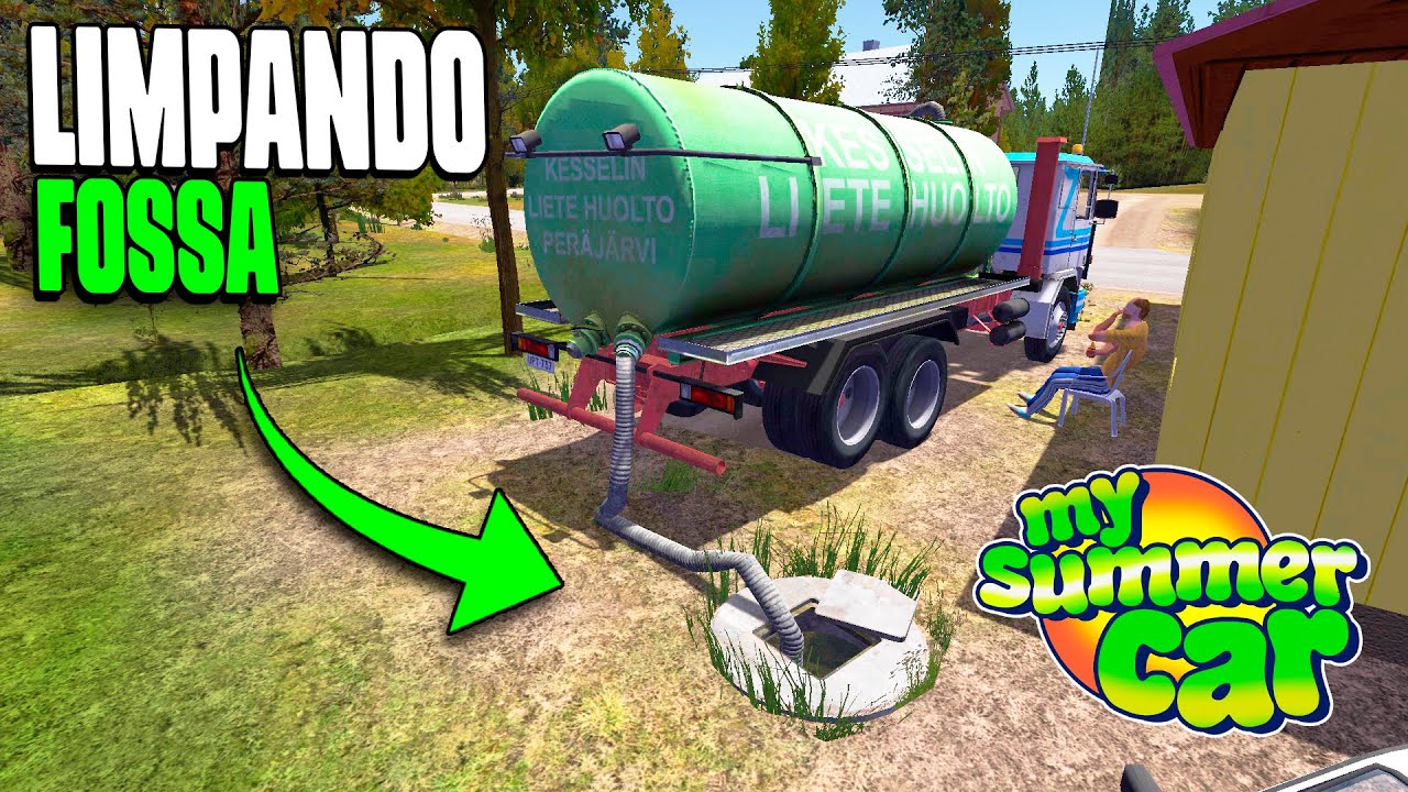 TRABALHANDO DE LIMPAR FOSSA PARTE 1/2 -  MY SUMMER CAR PT BR