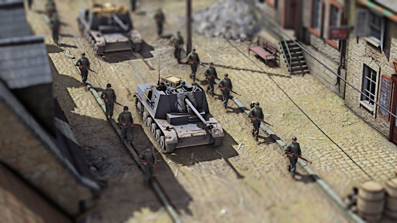 Soldiers conducting Urban Warfare | Tilt Shift