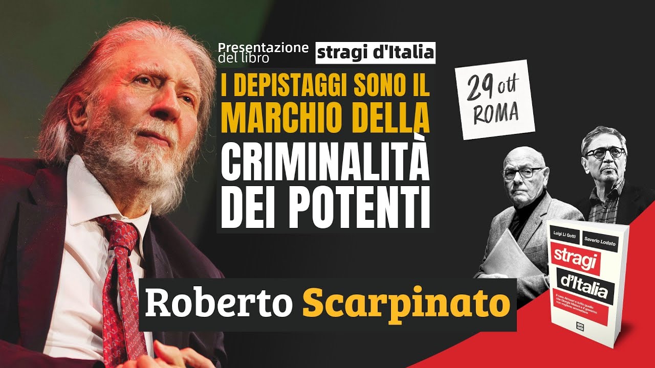 Scarpinato: “I depistaggi sono il marchio della criminalità dei potenti”