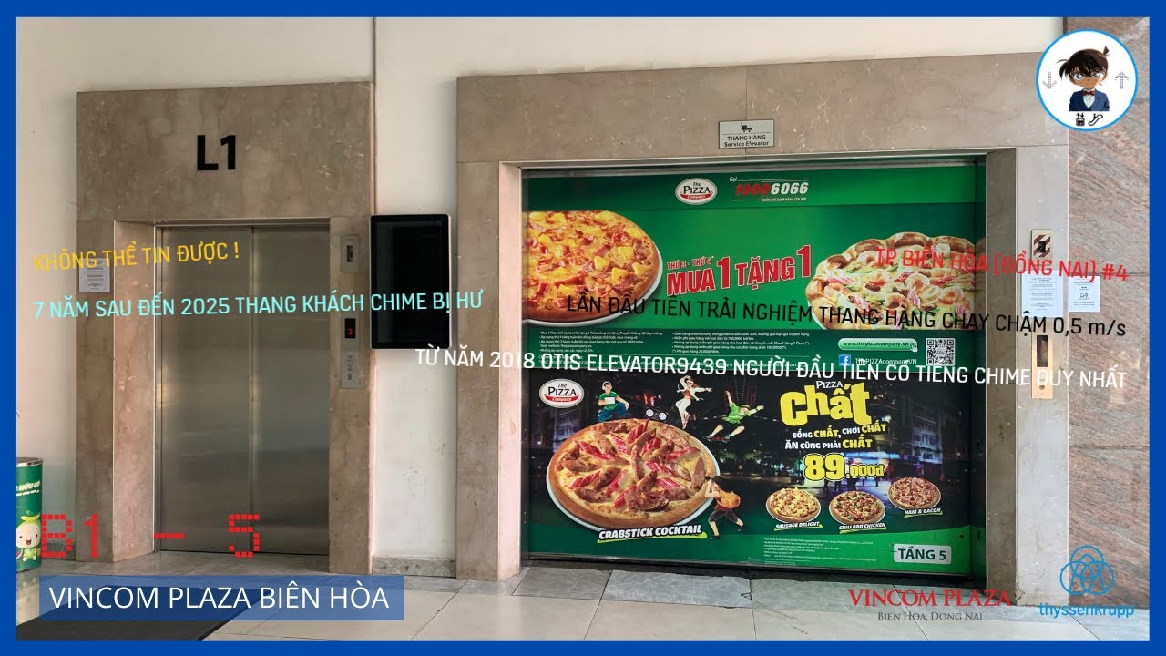 2 ThyssenKrupp Traction Elevators @ Vincom Biên Hòa, Đồng Nai, VN