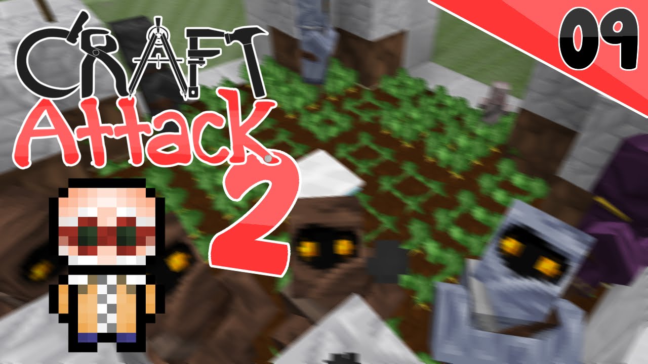 MINECRAFT: CraftAttack 2 #009 - Unendliche Villagerfarm | Kunga