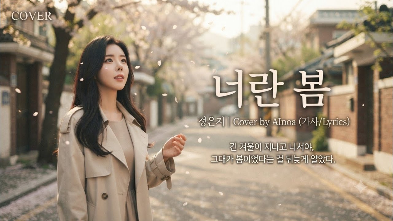 너란 봄 - 정은지 | Cover by AInoa (가사/Lyrics) | High Quality Audio