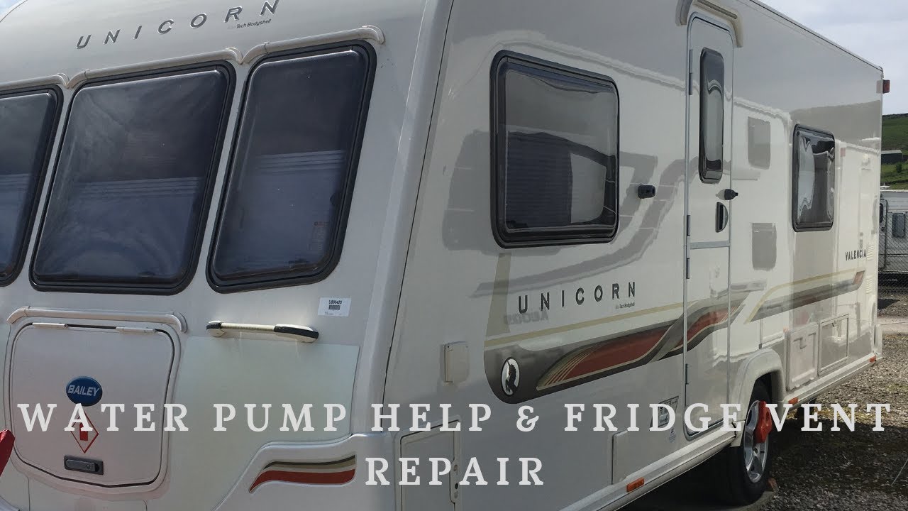 Water pump help & fridge vent repair