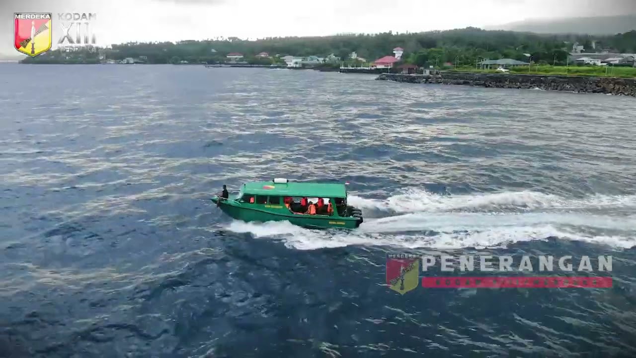 Pangdam XIII/Merdeka dan Sejumlah PJU Kodam Mengecek Bantuan Speed Boat Yang Diberikan Oleh Kasad