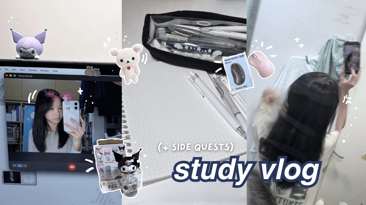 STUDY VLOG 📓: completing assignments, weekend out, kuromi perfume & new mouse, life updates, gaming