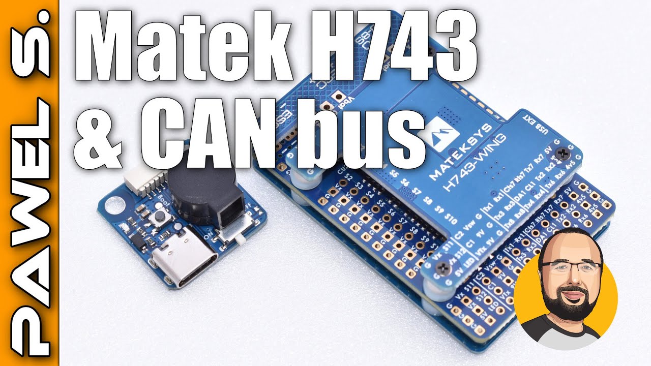 Matek H743-Wing & M8Q-CAN UAVCAN GPS module