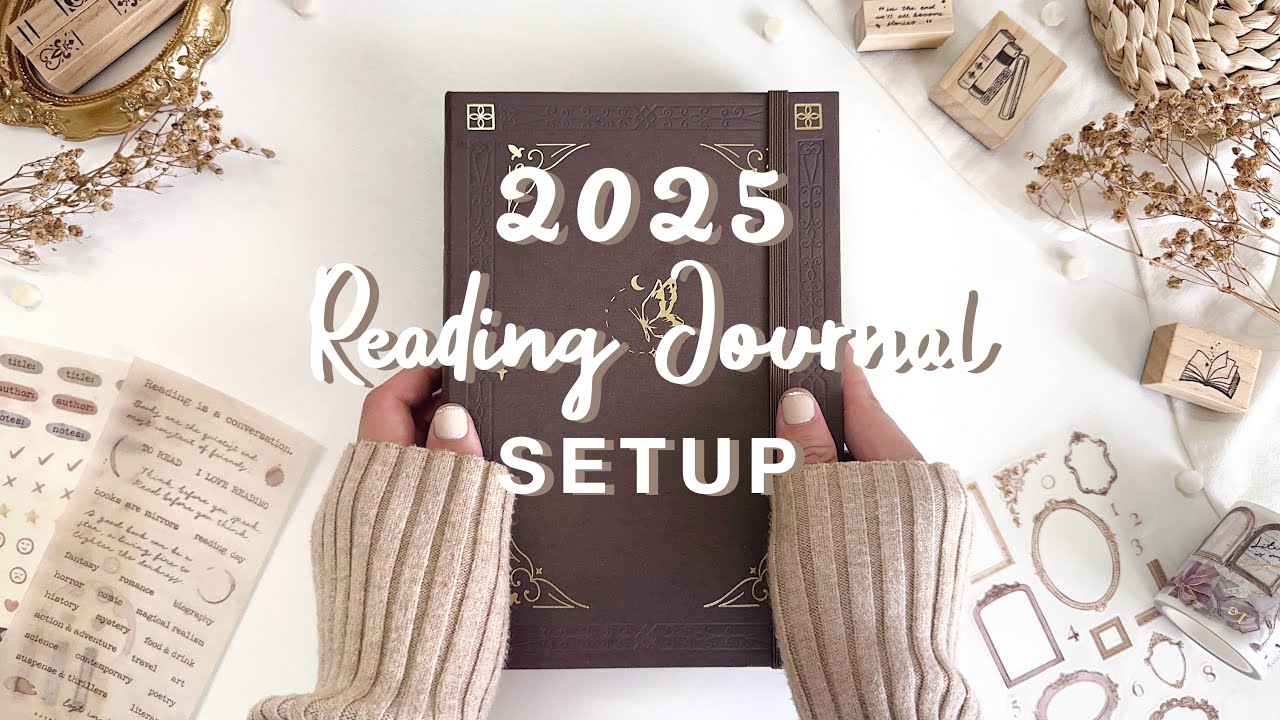 🐻 мой набор для читательского дневника на 2025 год (+РОЗЫГРЫШ!) // с использованием блокнотной те...