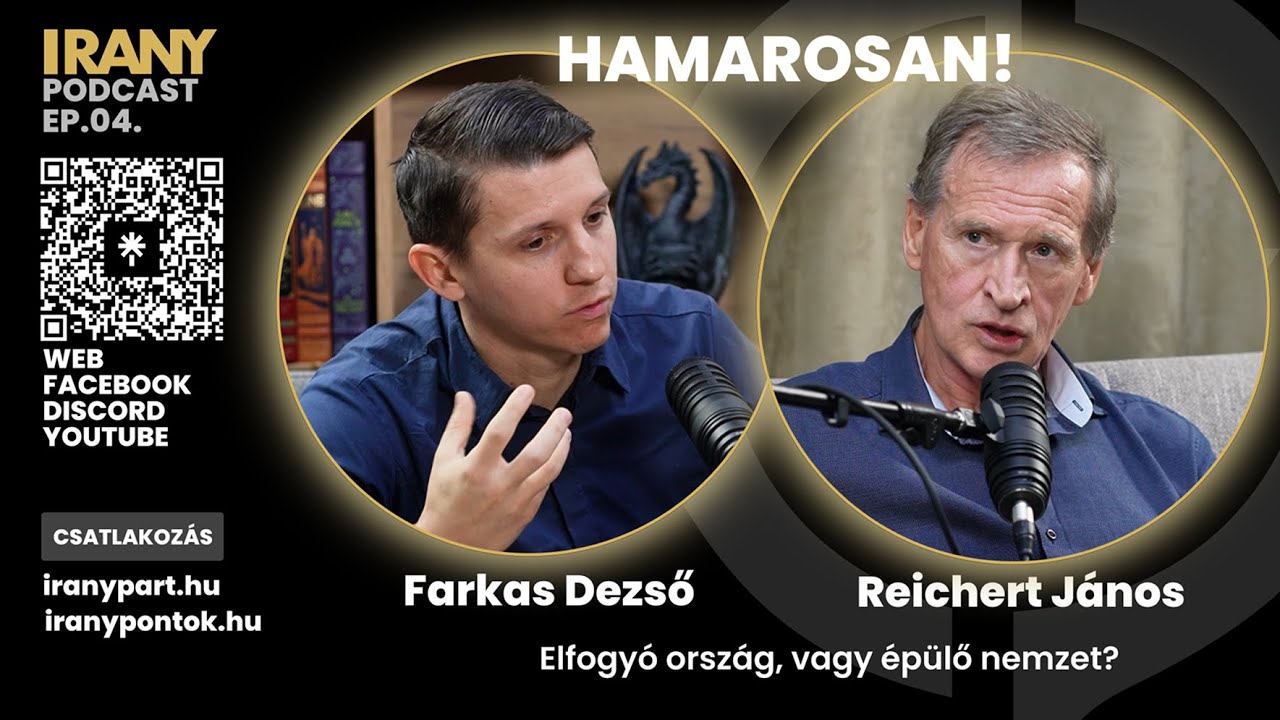 IR&Aacute;NY Podcast (Előzetes) - Reichert J&aacute;nos | Demogr&aacute;fia, tud&aacute;s, erk&ouml;lcs &ndash; Hol tart ma Magyarorsz&aacute;g?