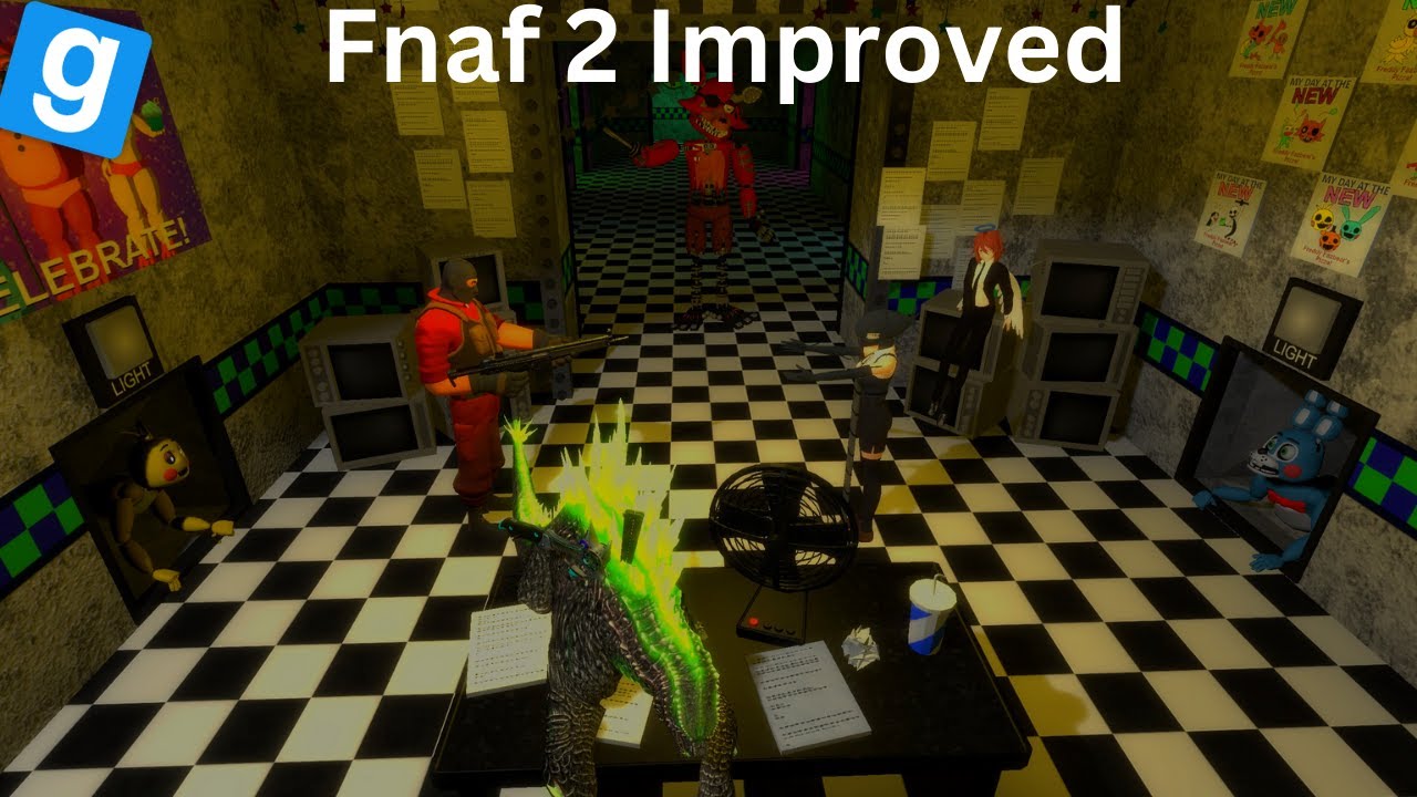 Garry's mod: This og fnaf 2 map from 2014 got improvement!