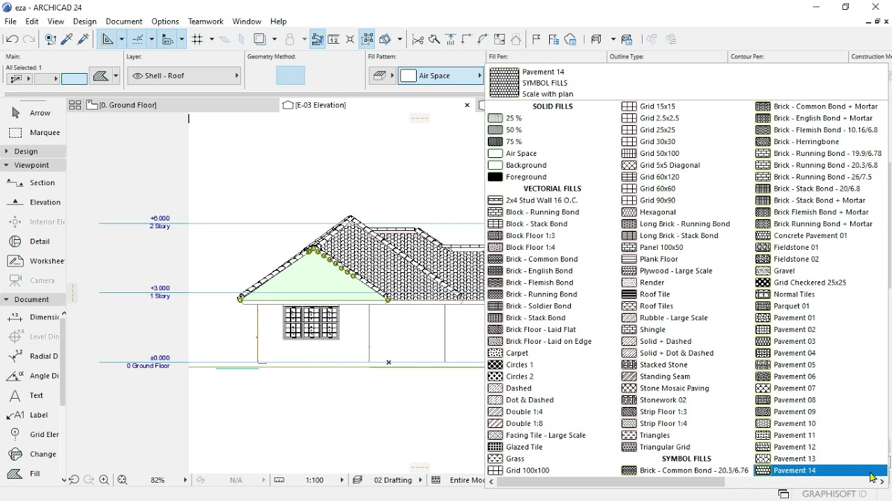 how to create elevation in archicad