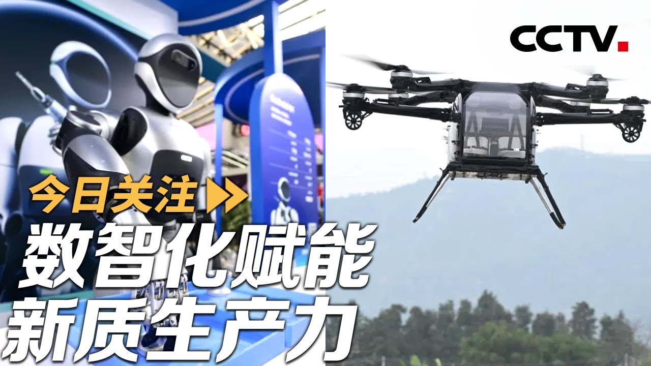 数智化赋能新质生产力 低空经济蓄势腾飞 20241120 | CCTV中文《今日关注》