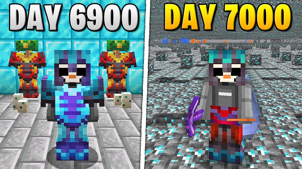 I Survived 7,000 Days in HARDCORE Minecraft…