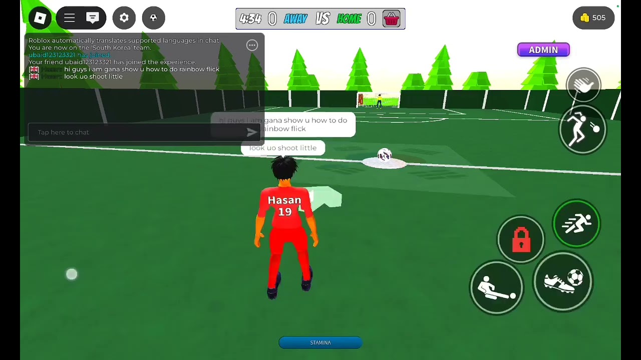 Easy tutorial rainbow flick | realistic street soccer | roblox