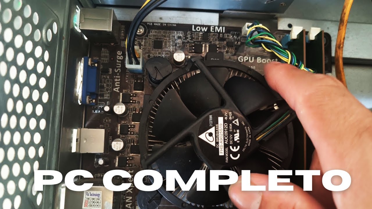 COMPREI um PC com o RAPAZ que trabalha no FERRO VELHO