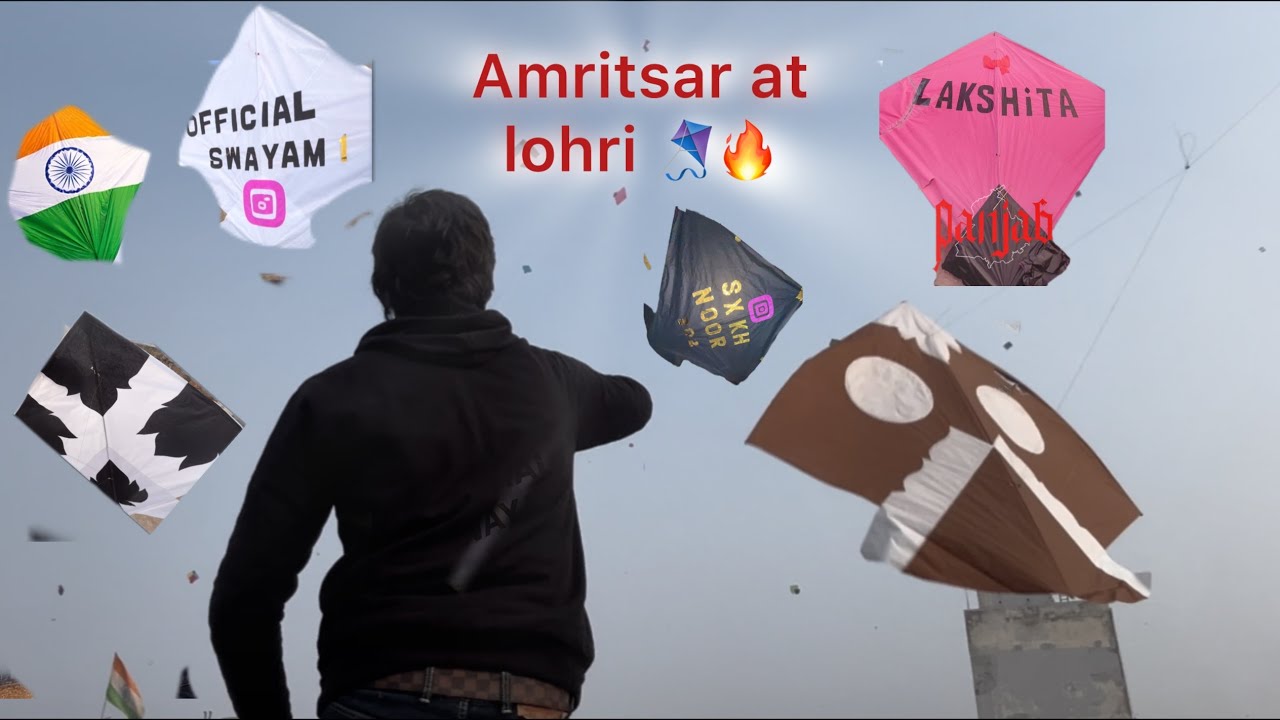 Amritsar di lohri 😱 flying 6 tawa nd desi patanga 🪁||swayam nanda || #vlogs 