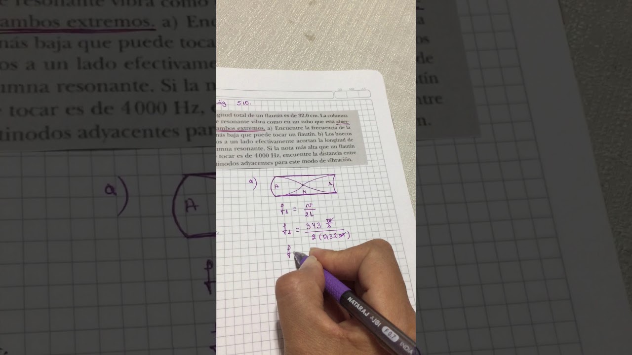 Ejercicios tubos abiertos y cerrados