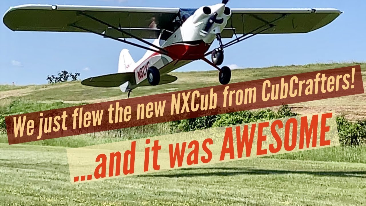 We flew a Super Cub with a nosewheel....The new NXCub