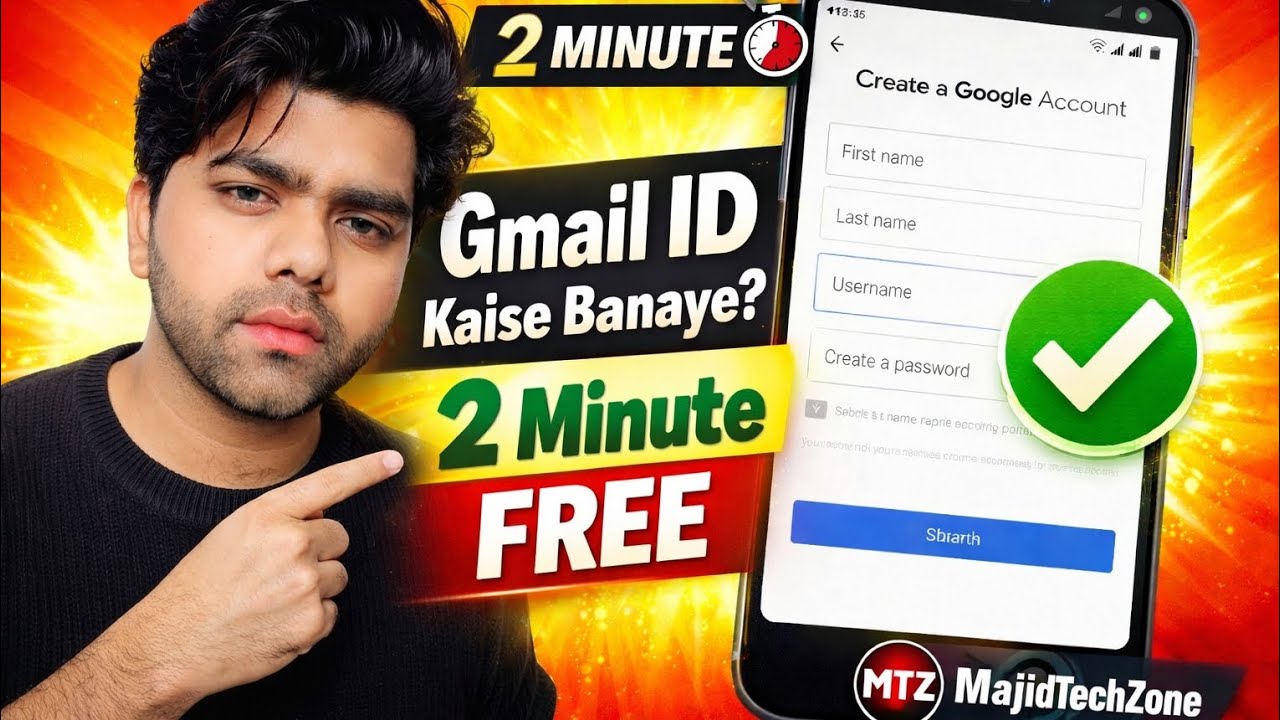 New Gmail ID Kaise Banaye | How To Create Gmail Account 2026 | Gmail Account Banane Ka Sahi Tarika✅