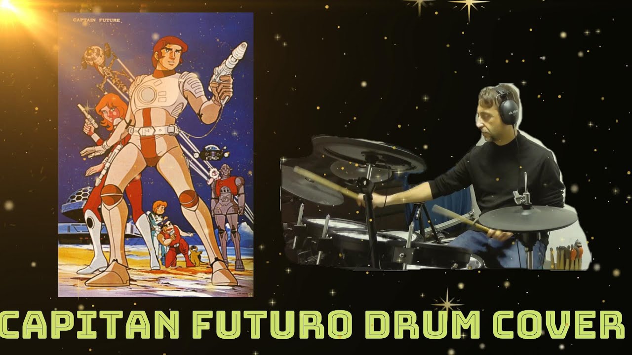 capitan futuro - sigla - drum cover