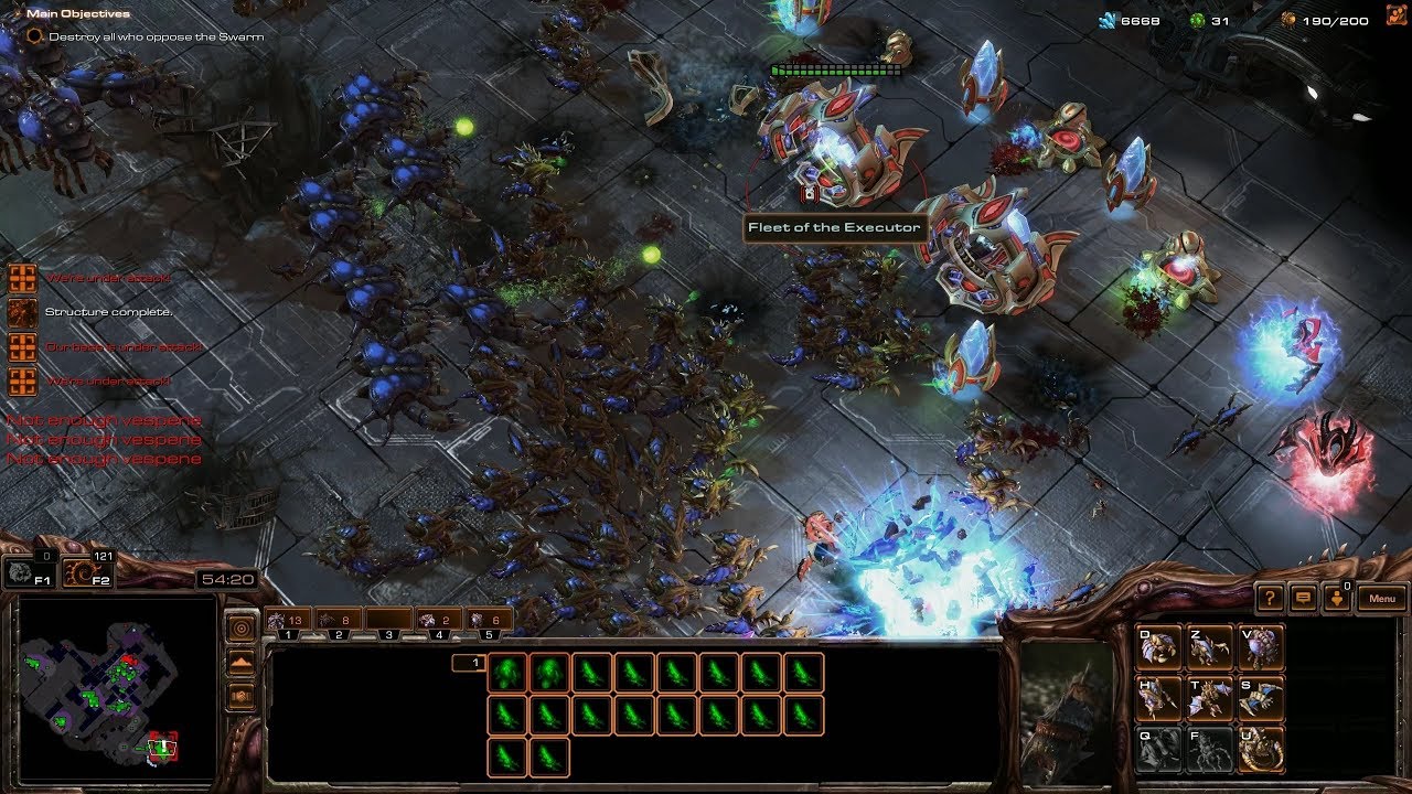 StarCraft: Mass Recall V7.1 Brood War Zerg Campaign Mission 10 - Omega
