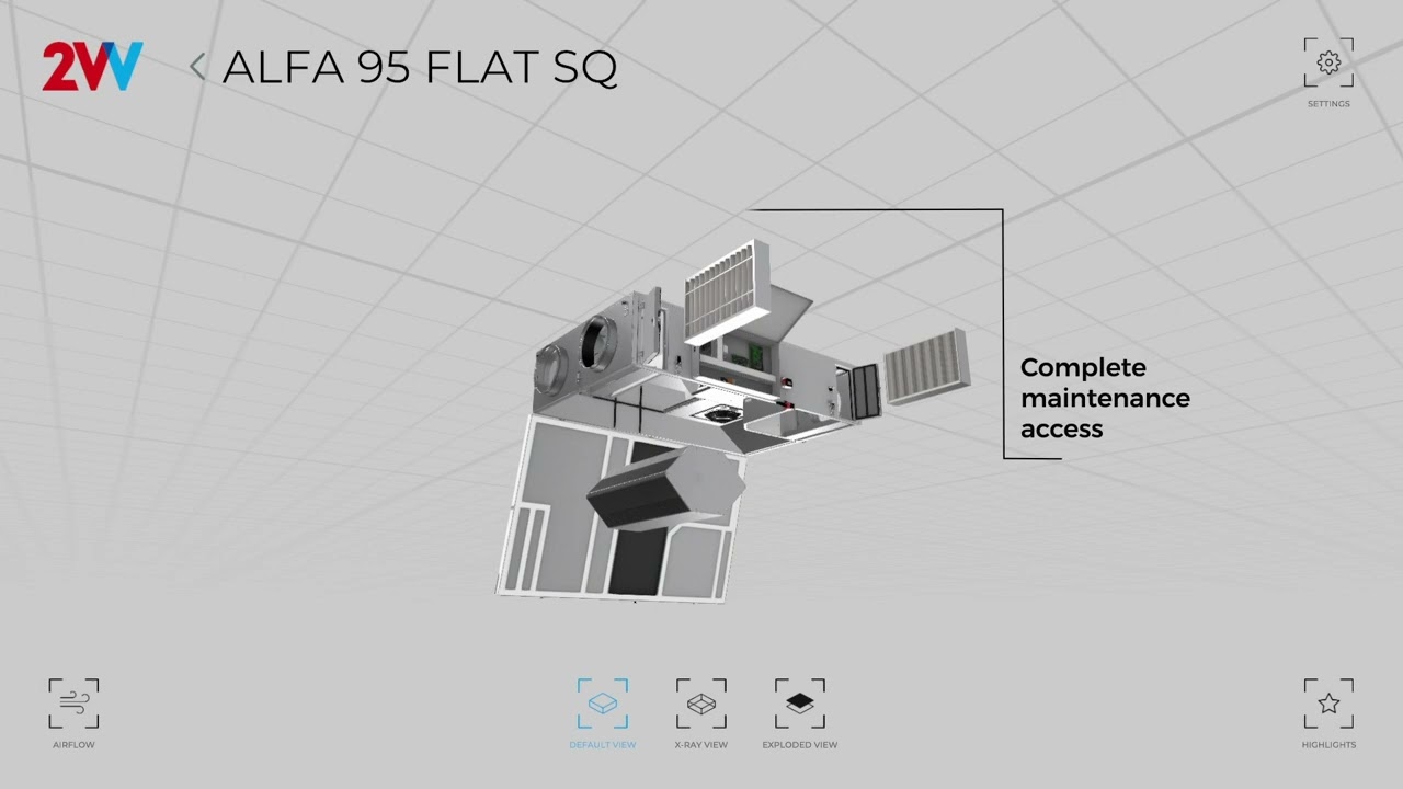 2VV | Online showroom | ALFA 95 FLAT SQ