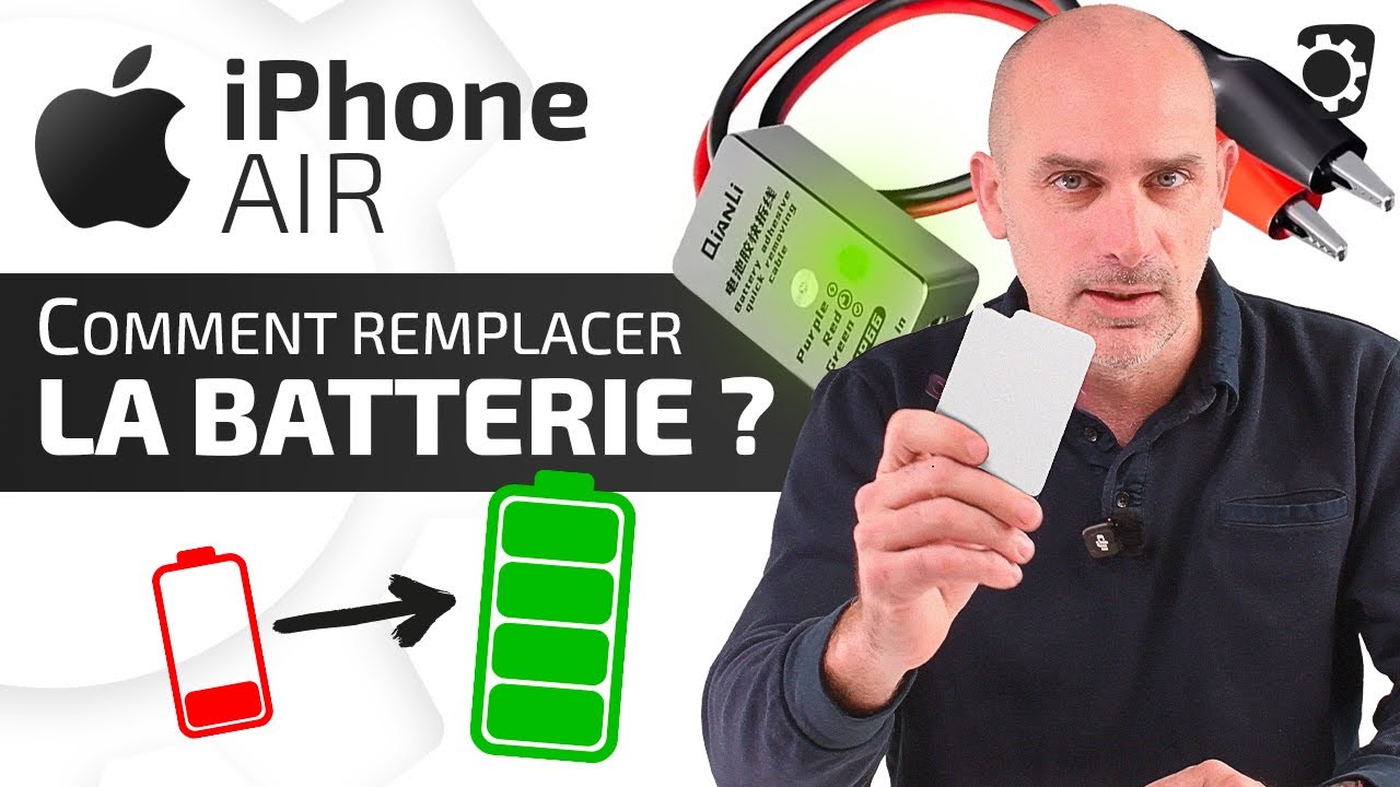 Comment changer une batterie usée d'iPhone AIR ? | Brico-phone