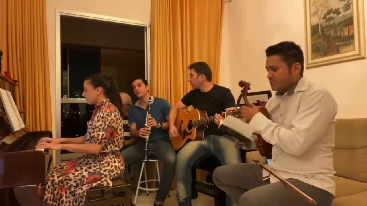 Hino 201 - Deus nos guarde - Com Eliezer Santos, Ester Alcantara e André Alcantara