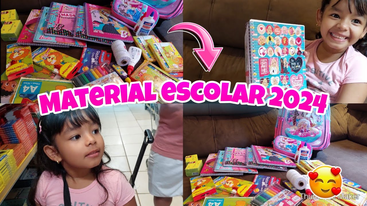 COMPRANDO MATERIAL ESCOLAR PRA MINHA FILHA 2024