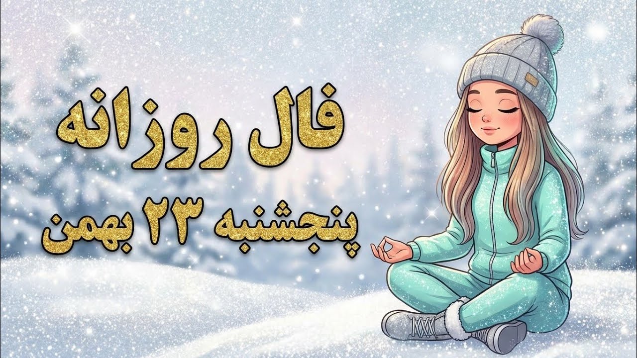 🔮✨ فال روزانه پنجشنبه ۲۳بهمن ماه | ۱۲فوریه💫