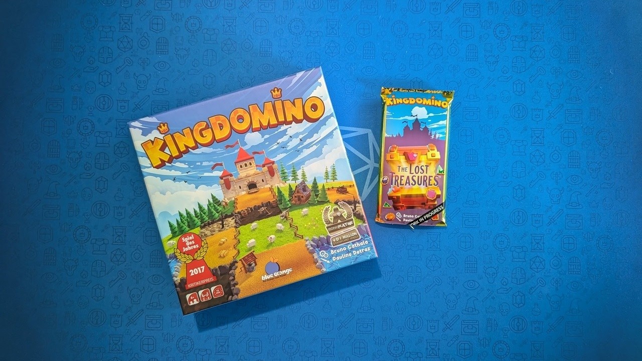 KINGDOMINO Mini Extension LES TRESORS PERDUS - BLUE ORANGE - Règles et partie
