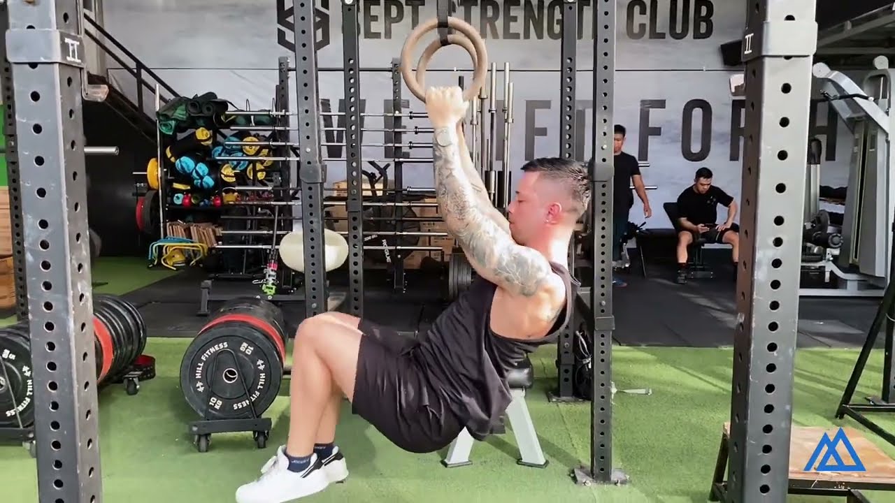 RINGS FRONT LEVER NEGATIVE