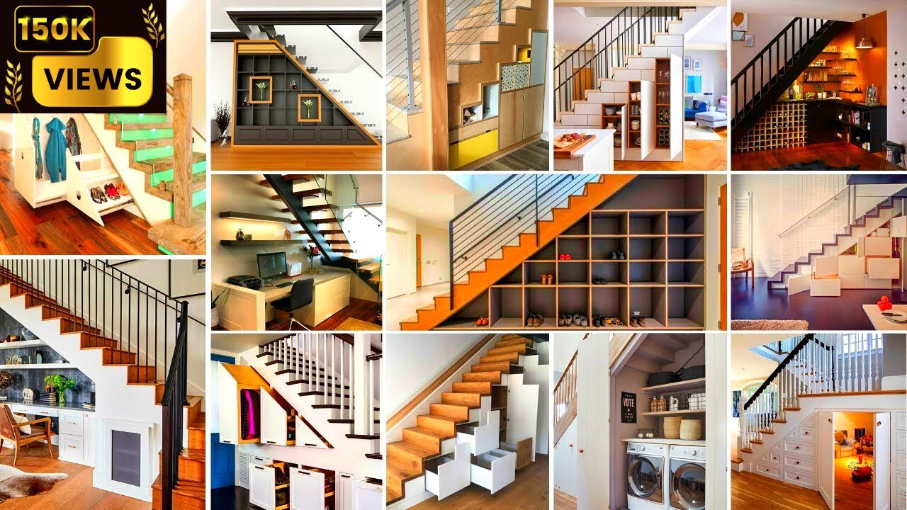 50 Incredible under stairs minimalist design ideas | Stairs storage design ideas