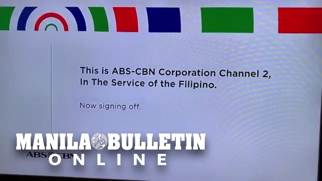 ABS-CBN has officially signed off after NTC shutdown order