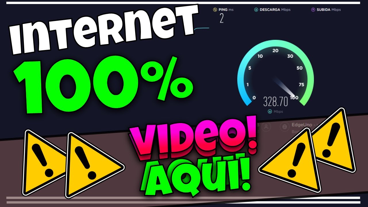 ✅✅Aumentar al 100% INTERNET✅✅ Como Mejorar tu Internet 2022