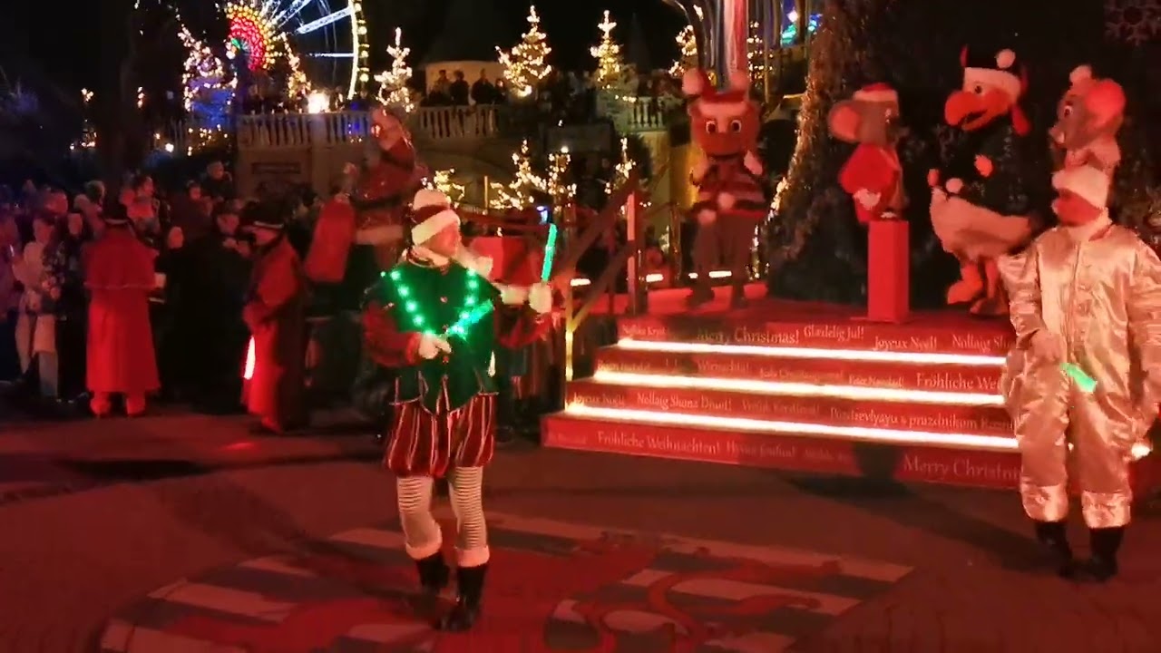 Europa Park Winter Starlight Parade / Jordi lässt den Baum  erleuchten