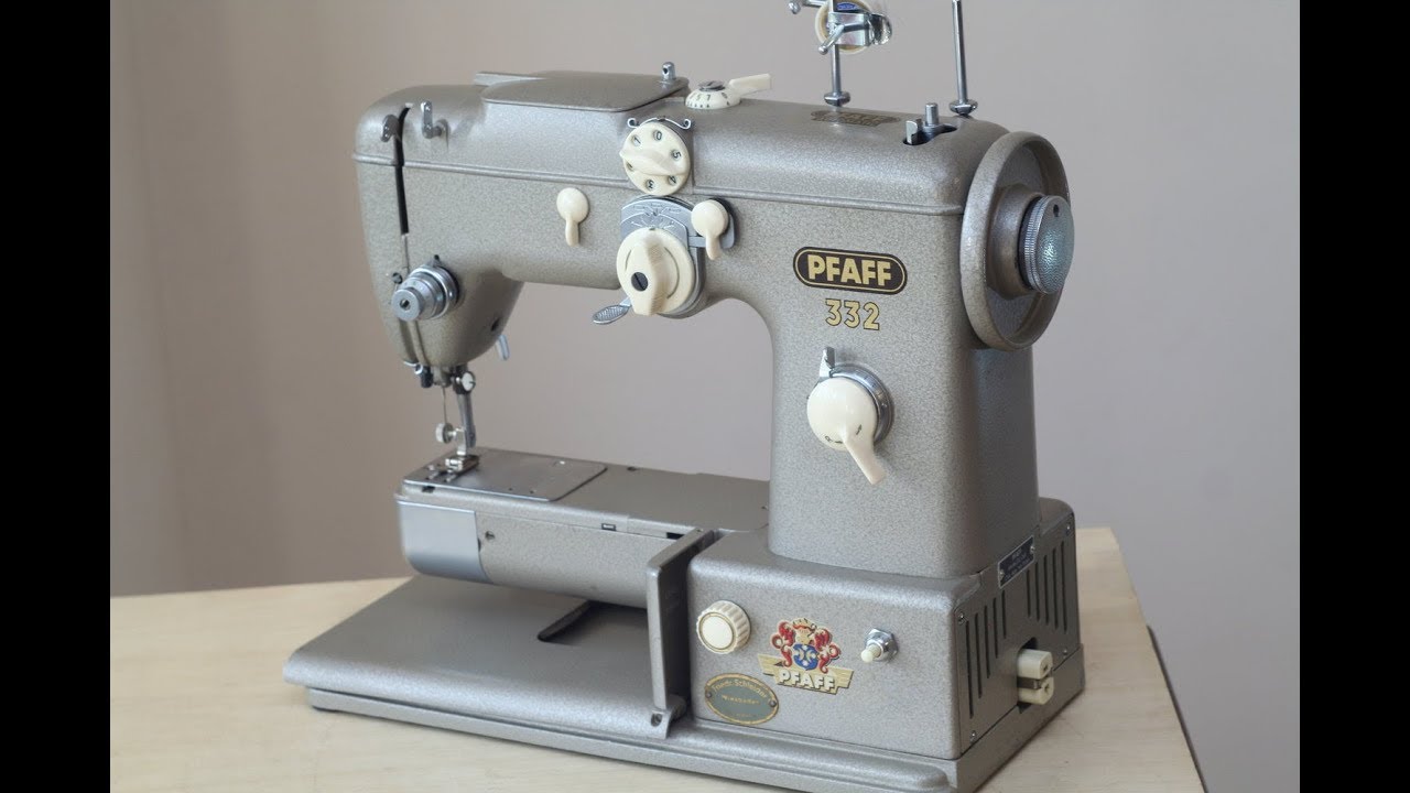 Pfaff 332 Nähmaschine Sewing machine Швейная машина test